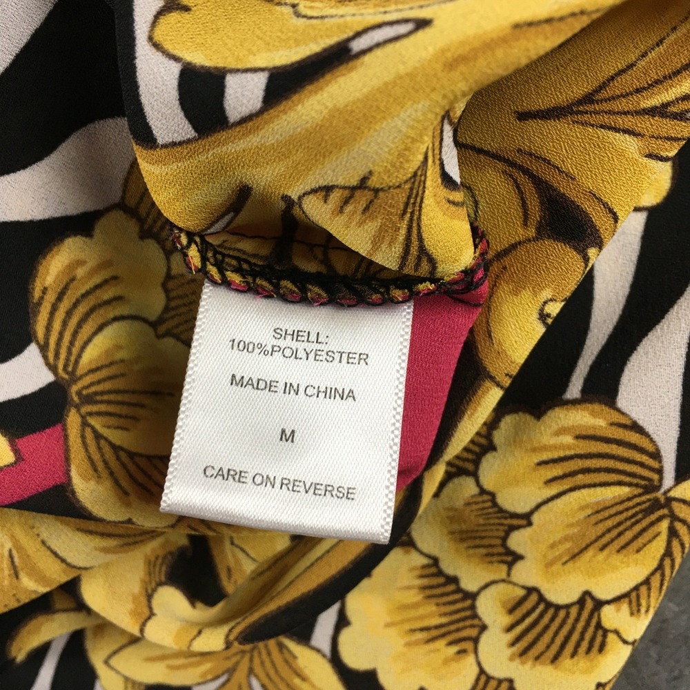 7th Ave New York & Company Maxi Dress Purple M Baroque Slip Twist Maximalist - Picture 13 of 16